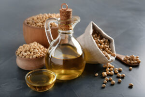 Composition with soybean oil